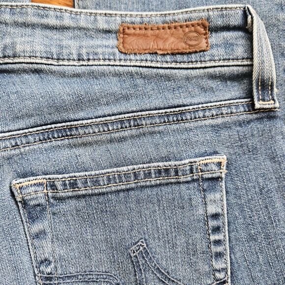 AG Adriano Goldschmied “Mari” High-Rise Straight Jeans Size 25R - Picture 4 of 12